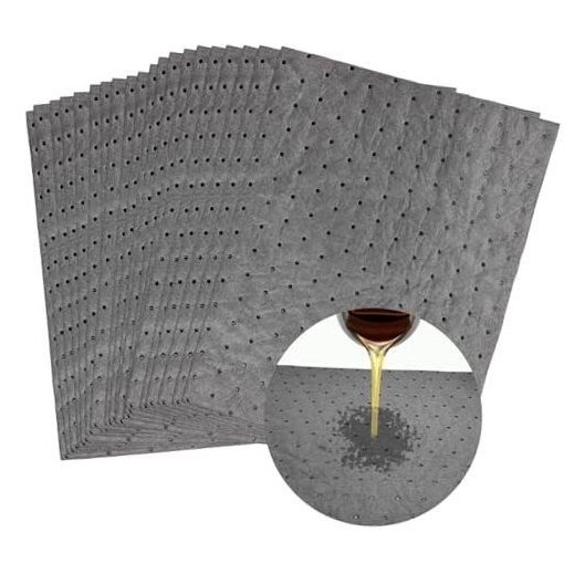 how do oil absorbent pads work